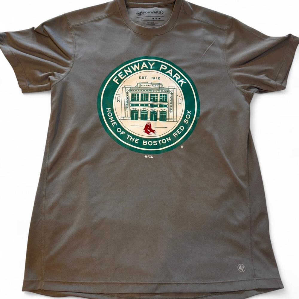 Grey and green Red Sox Fenway T shirt
